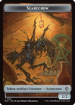 Scarecrow // Treasure Double-Sided Token (ECC-11 // 10) - Commander: Lorwyn Eclipsed-1
