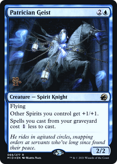 Patrician Geist [Innistrad: Midnight Hunt Prerelease Promos]-1