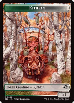 Kithkin // Treasure Double-Sided Token (ECL-7 // 10) - Lorwyn Eclipsed Foil-1