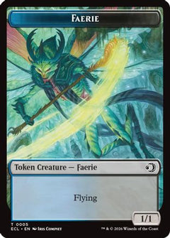 Faerie // Goblin Double-Sided Token (ECL-5 // 6) - Lorwyn Eclipsed-1