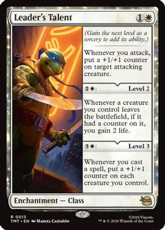Leader's Talent (TMT-013) - Teenage Mutant Ninja Turtles Foil-1