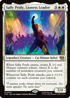 Sally Pride, Lioness Leader (TMT-024) - Teenage Mutant Ninja Turtles Foil-1