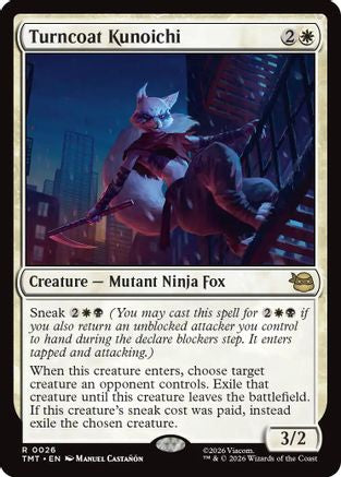 Turncoat Kunoichi (TMT-026) - Teenage Mutant Ninja Turtles Foil-1