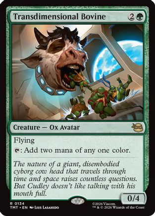 Transdimensional Bovine (TMT-134) - Teenage Mutant Ninja Turtles Foil-1