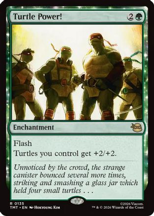 Turtle Power! (TMT-135) - Teenage Mutant Ninja Turtles Foil-1