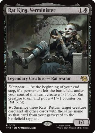 Rat King, Verminister (TMT-071) - Teenage Mutant Ninja Turtles Foil-1