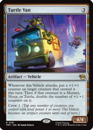 Turtle Van (TMT-181) - Teenage Mutant Ninja Turtles Foil-1