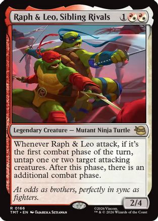 Raph & Leo, Sibling Rivals (TMT-166) - Teenage Mutant Ninja Turtles-1