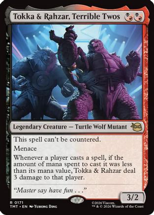 Tokka & Rahzar, Terrible Twos (TMT-171) - Teenage Mutant Ninja Turtles Foil-1