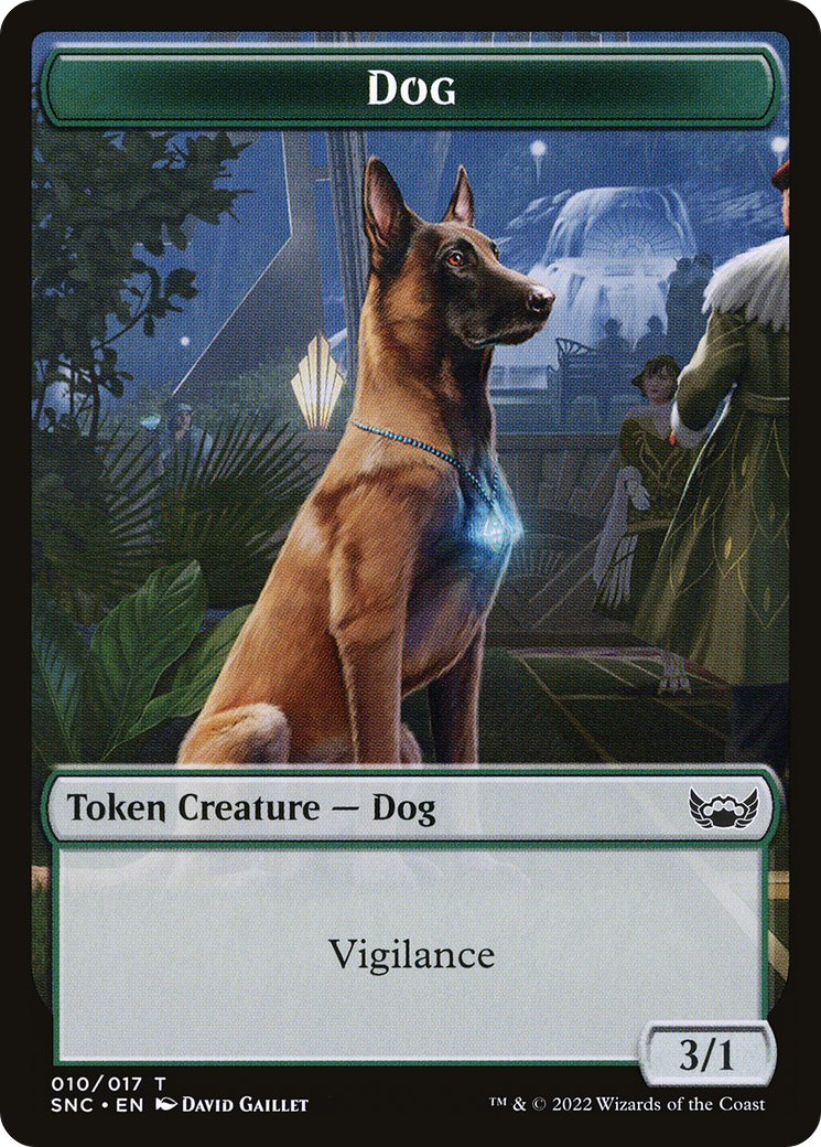Dog (TSNC-010) - Streets of New Capenna Tokens-1