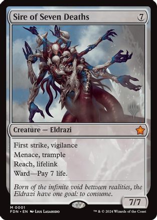 Sire of Seven Deaths [Lorwyn Eclipsed Promos]-1