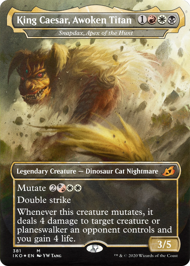 Snapdax, Apex of the Hunt - King Caesar, Awoken Titan (Godzilla Series) [Ikoria: Lair of Behemoths]-1