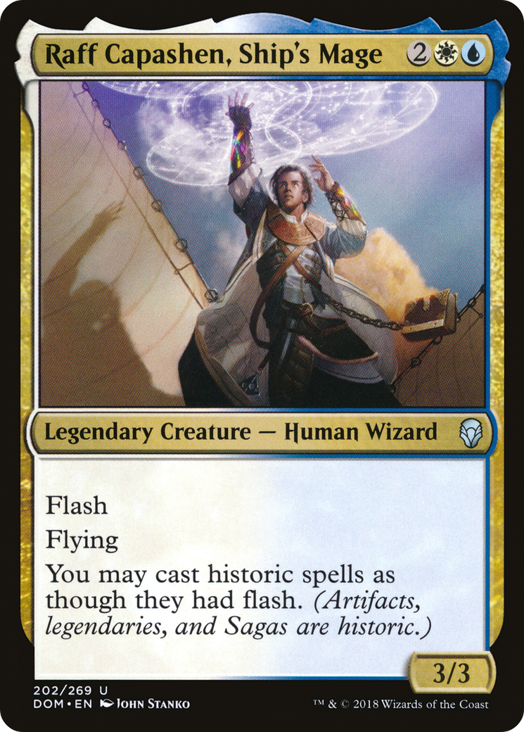 Raff Capashen, Ship's Mage [Dominaria]-1