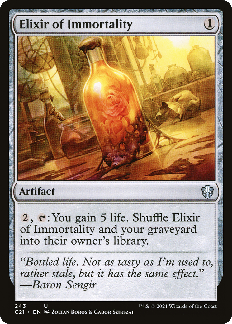 Elixir of Immortality [Commander 2021]-1