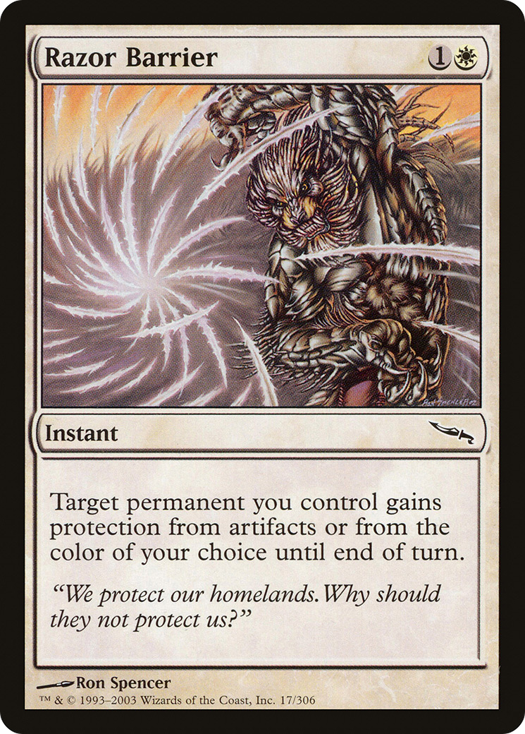 Razor Barrier [Mirrodin]-1