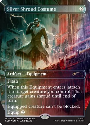 Silver Shroud Costume (SLD-915) - Secret Lair Drop Series Foil-1
