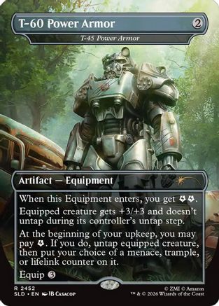 T-60 Power Armor - T-45 Power Armor (SLD-2452) - Secret Lair Drop Series-1
