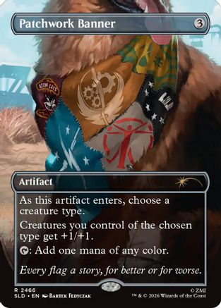 Patchwork Banner (SLD-2466) - Secret Lair Drop Series Foil-1