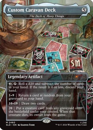 Custom Caravan Deck - The Deck of Many Things (SLD-2460) - Secret Lair Drop Series-1