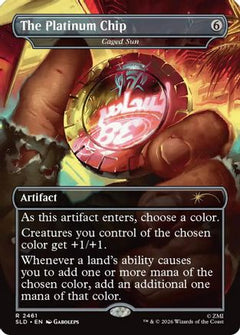 The Platinum Chip - Caged Sun (SLD-2461) - Secret Lair Drop Series-1