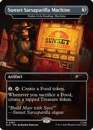 Sunset Sarsaparilla Machine - Nuka-Cola Vending Machine (SLD-2462) - Secret Lair Drop Series-1
