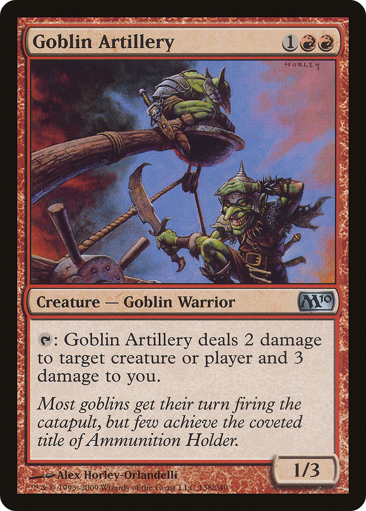 Goblin Artillery [Magic 2010]-1