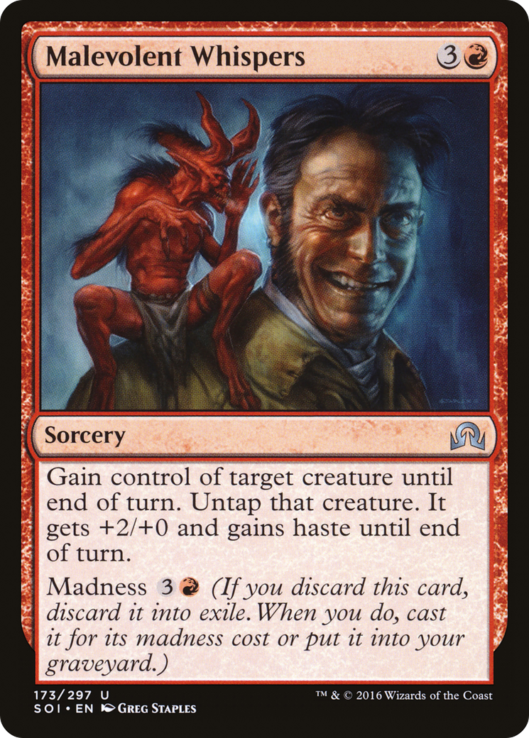 Malevolent Whispers [Shadows over Innistrad]-1