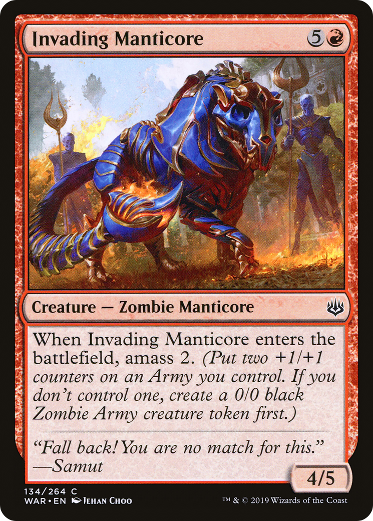 Invading Manticore [War of the Spark]-1