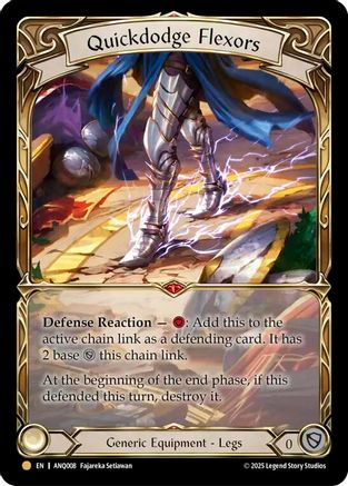 Quickdodge Flexors [ANQ008] (Compendium of Rathe - Antiquity Pack)  Rainbow Foil-1