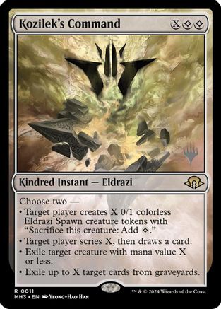 Kozilek's Command (PPECL-011) - Promo Pack: Lorwyn Eclipsed Foil-1