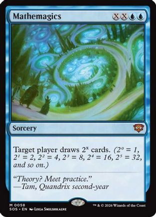 Mathemagics (SOS-058) - Secrets of Strixhaven Foil-1