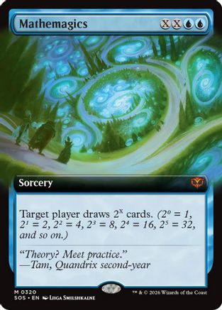 Mathemagics (Extended Art) (SOS-320) - Secrets of Strixhaven Foil-1