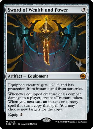Sword of Wealth and Power [Lorwyn Eclipsed Promos]-1