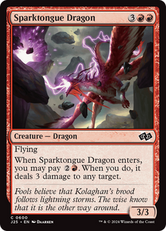 Sparktongue Dragon [Foundations Jumpstart]-1