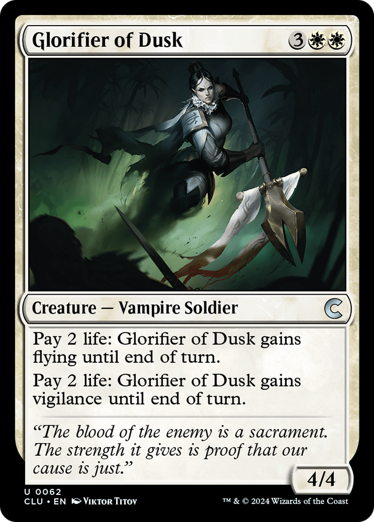 Glorifier of Dusk [Ravnica: Clue Edition]-1