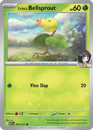 Erika's Bellsprout 004  - Reverse Holofoil ME Ascended Heroes - Common-1