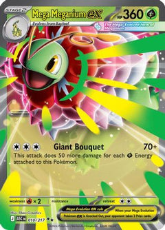 Mega Meganium ex 010/217  - Holofoil ME Ascended Heroes - Double Rare-1