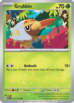 Grubbin 017  ME Ascended Heroes - Common-1