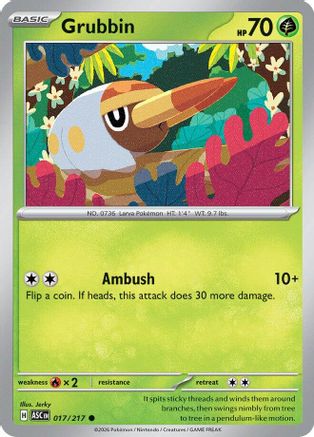 Grubbin 017  ME Ascended Heroes - Common-1