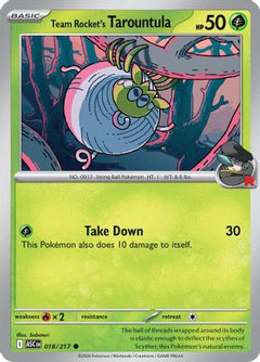 Team Rocket's Tarountula 018  ME Ascended Heroes - Common-1
