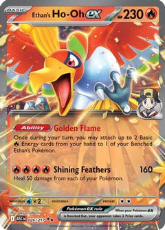 Ethan's Ho-Oh ex 026  - Holofoil ME Ascended Heroes - Double Rare-1