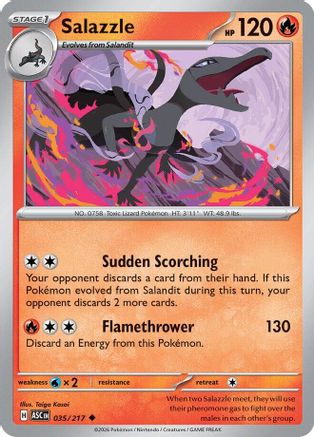 Salazzle 035/217  ME Ascended Heroes - Uncommon-1