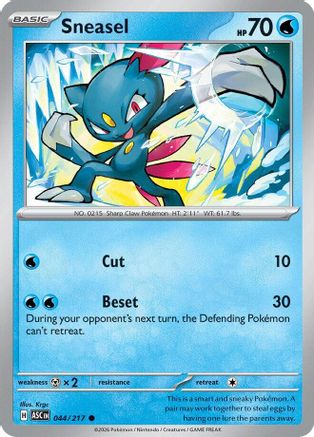 Sneasel 044  ME Ascended Heroes - Common-1