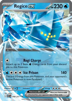 Regice ex 048  - Holofoil ME Ascended Heroes - Double Rare-1