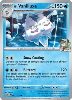 N's Vanilluxe 051  ME Ascended Heroes - Uncommon-1