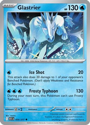 Glastrier 054  ME Ascended Heroes - Uncommon-1