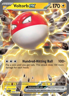 Voltorb ex 058  - Holofoil ME Ascended Heroes - Double Rare-1