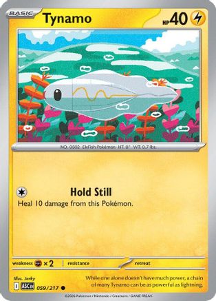 Tynamo 059  - Reverse Holofoil ME Ascended Heroes - Common-1
