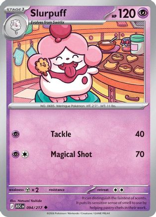 Slurpuff 094/217  ME Ascended Heroes - Uncommon-1