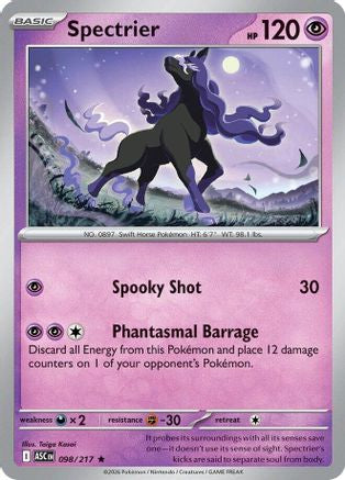 Spectrier 098  - Reverse Holofoil ME Ascended Heroes - Rare-1